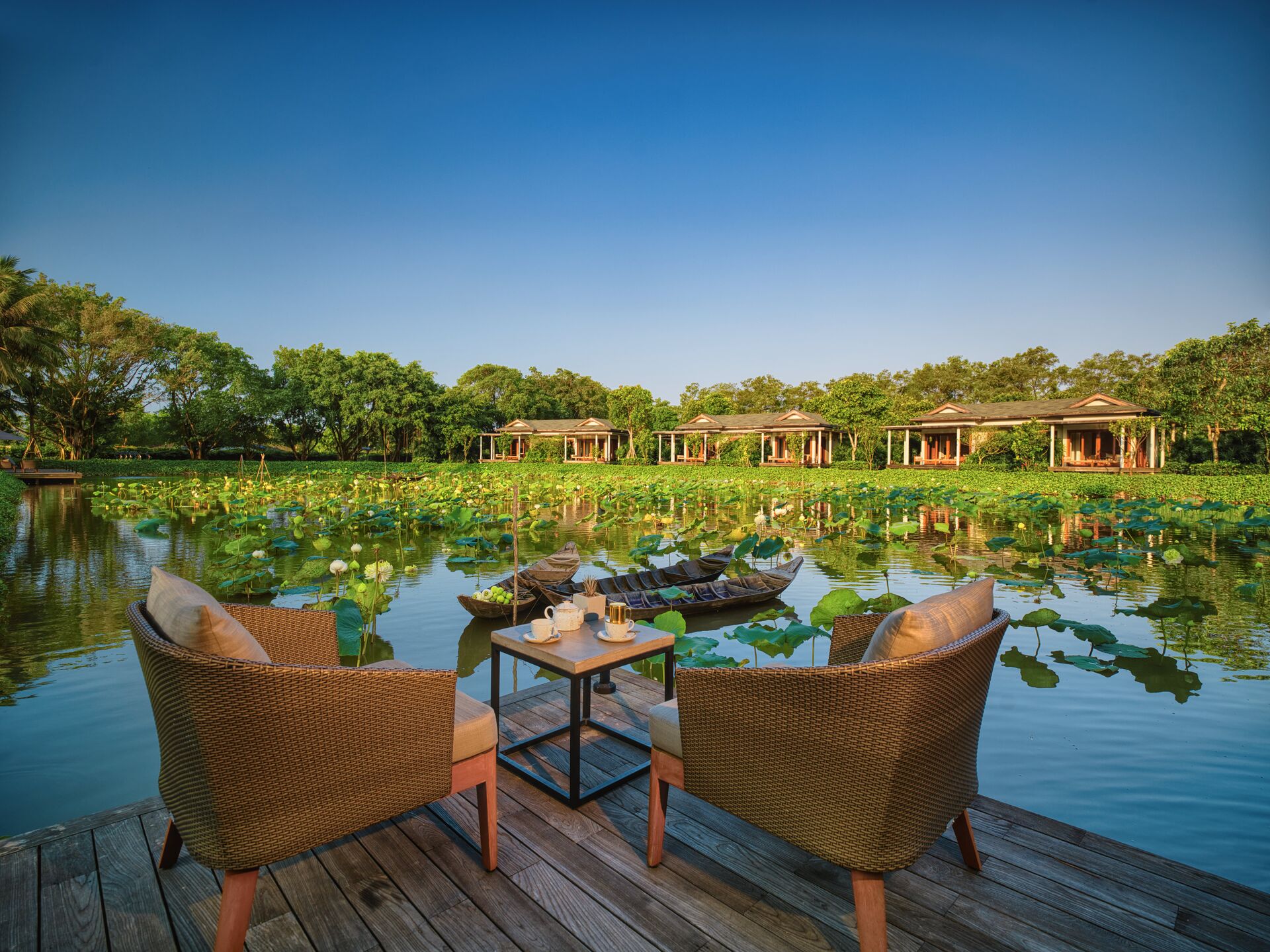 Reformer Pilates Retreat in the oasis of Mekong river